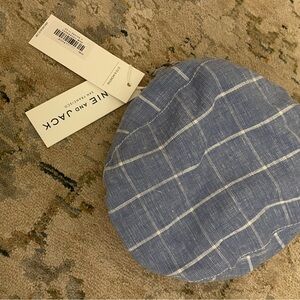 Janie and Jack White Animal Print Hat